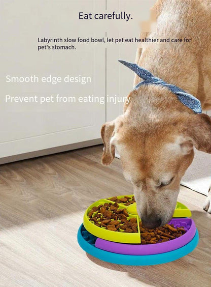 Dog Slow 3-Tier Rotating Feeder! 🐾🍖