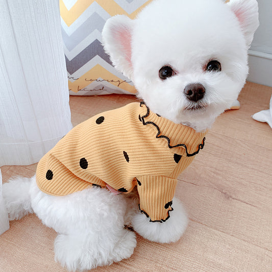 🐾 Polka Dot Dog Shirts - Cute and Comfortable 👕