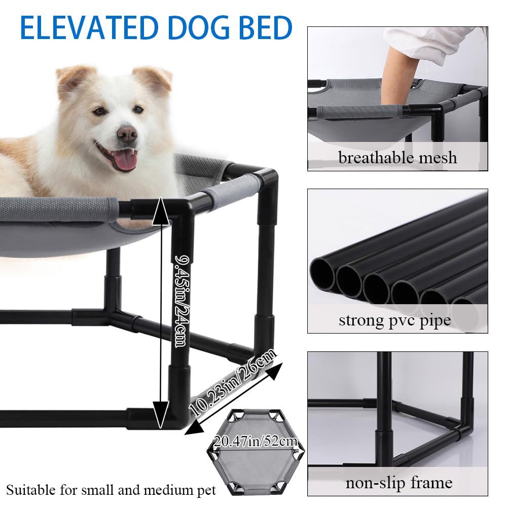 🐾 Cooling Elevated Dog Bed 🛏️