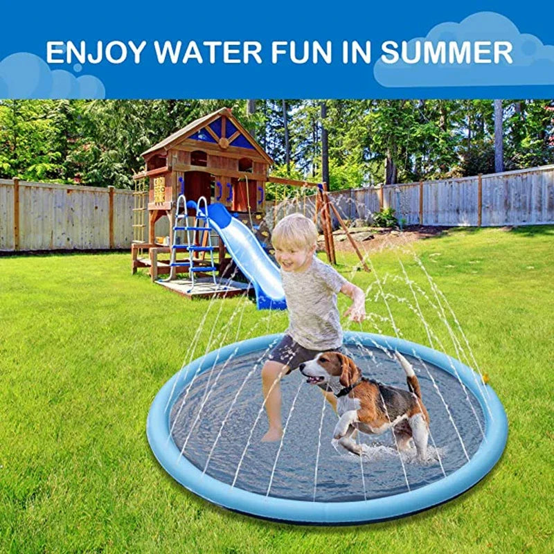Dog Splash Pad - Outdoor Summer Fountain