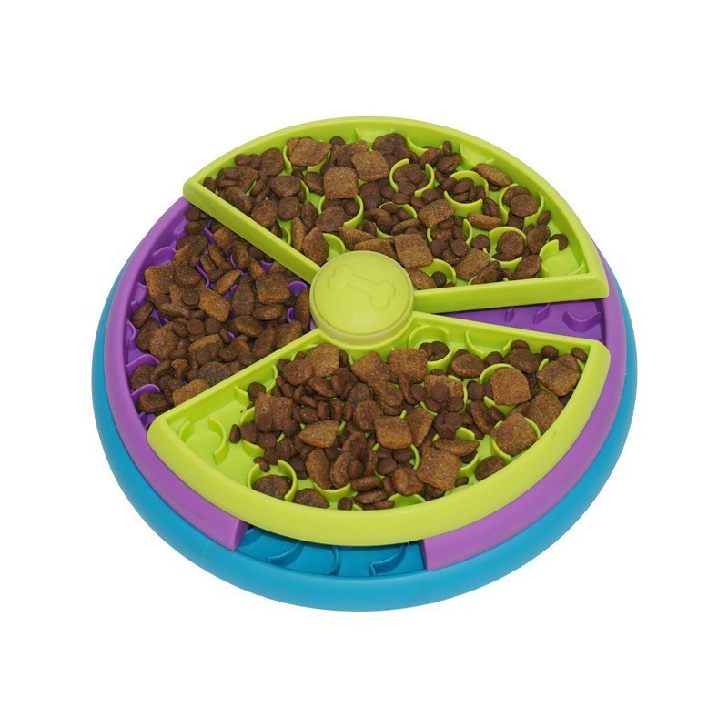 Dog Slow 3-Tier Rotating Feeder! 🐾🍖